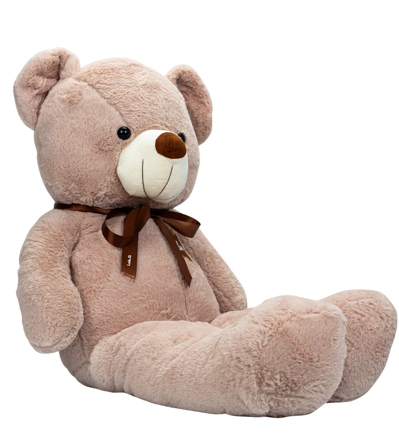 Oso De Peluche Teddy Grande Abrazable Corazón 1 Metro Beige