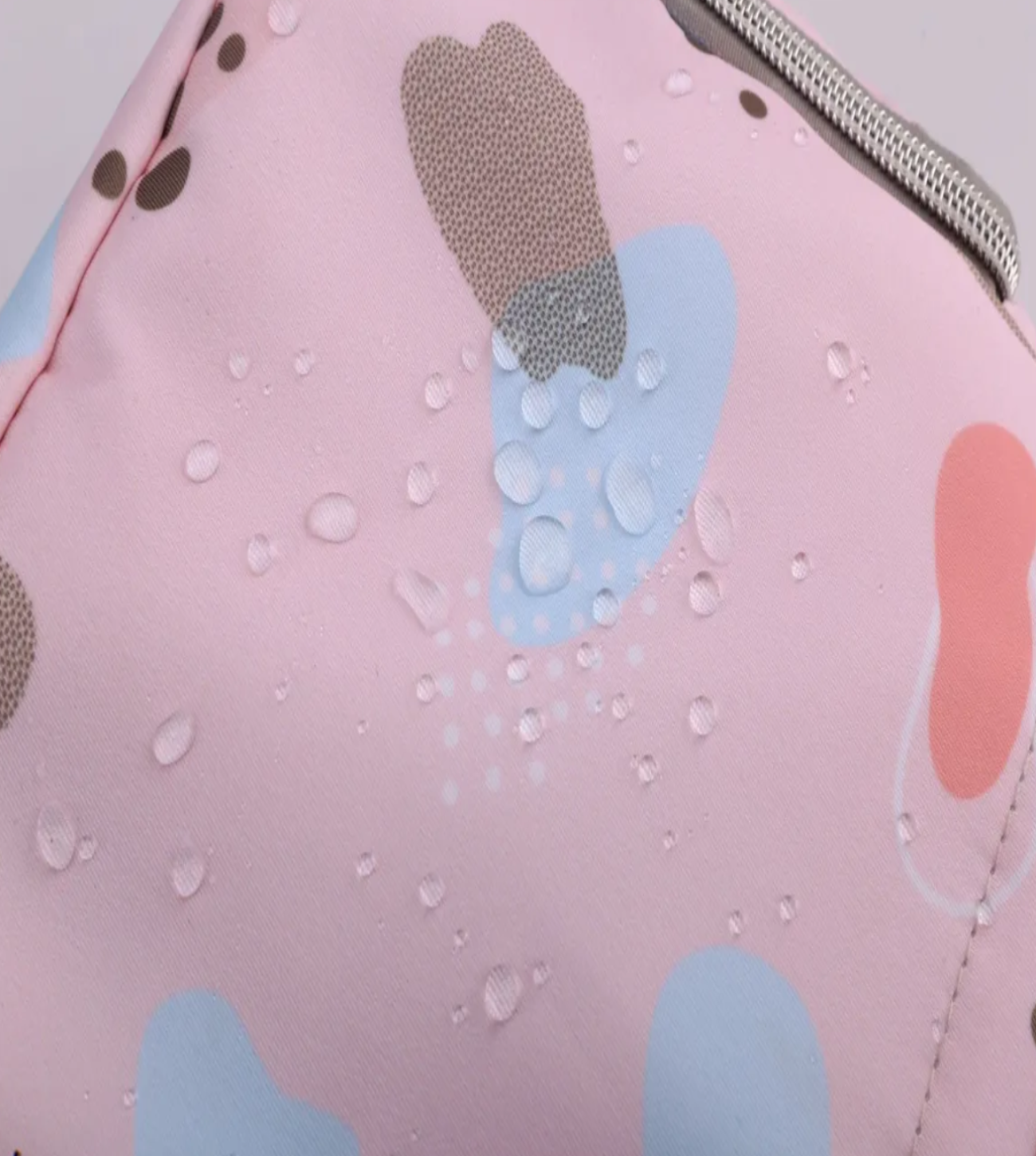 Bolsa Pañalera Moderna Para Bebe Impermeable Viaje Mochila ROSA DISEÑOS COLORES