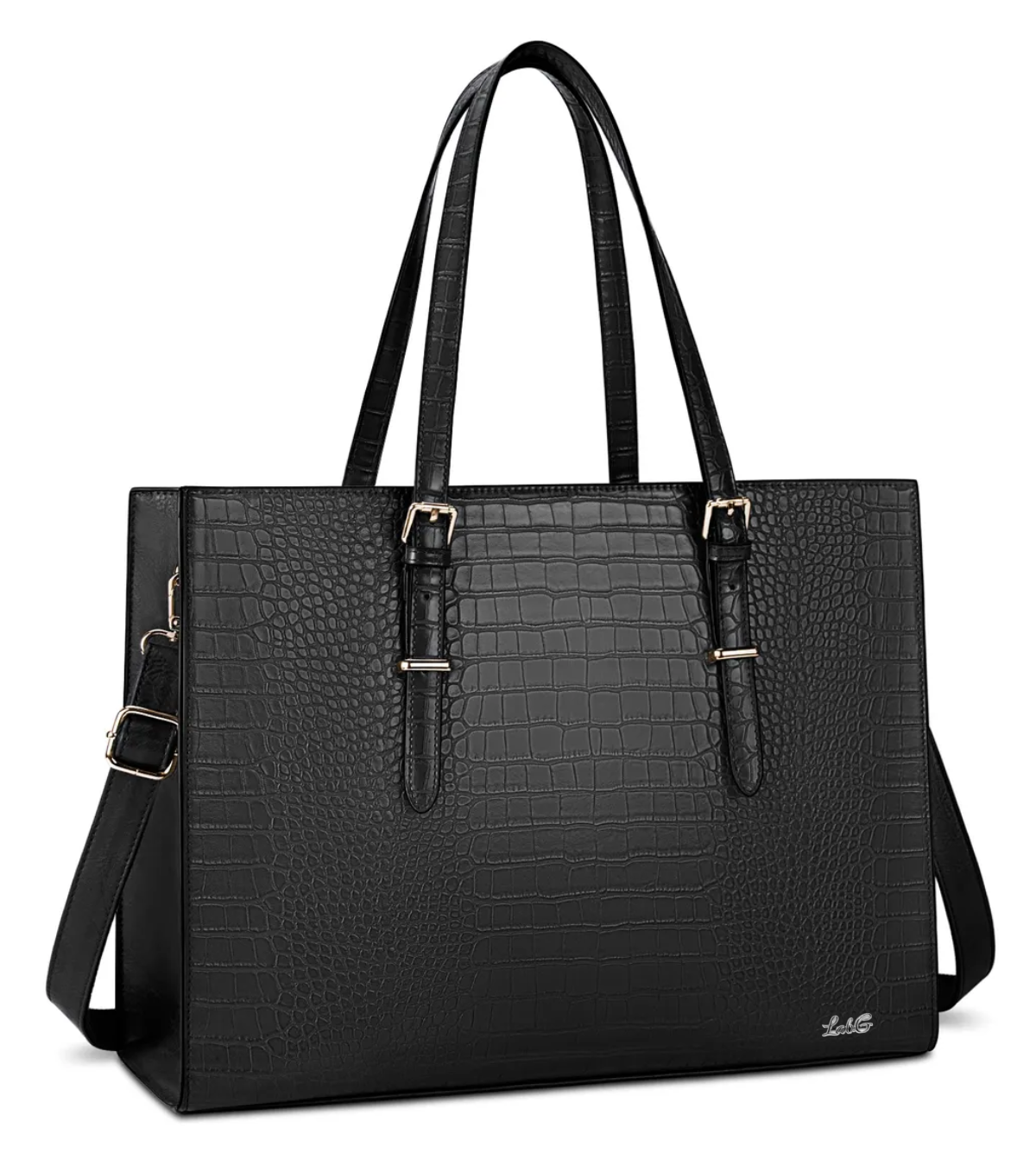 Bolsa Para Portátil Para Mujer Con Clase Bolsa De Oficina Negro