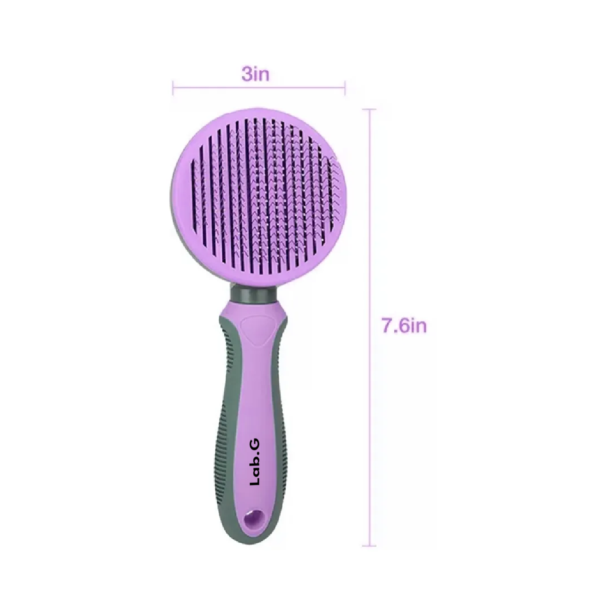 Cepillo Deslanador Para Quita Pelo 2 En 1 Violeta 