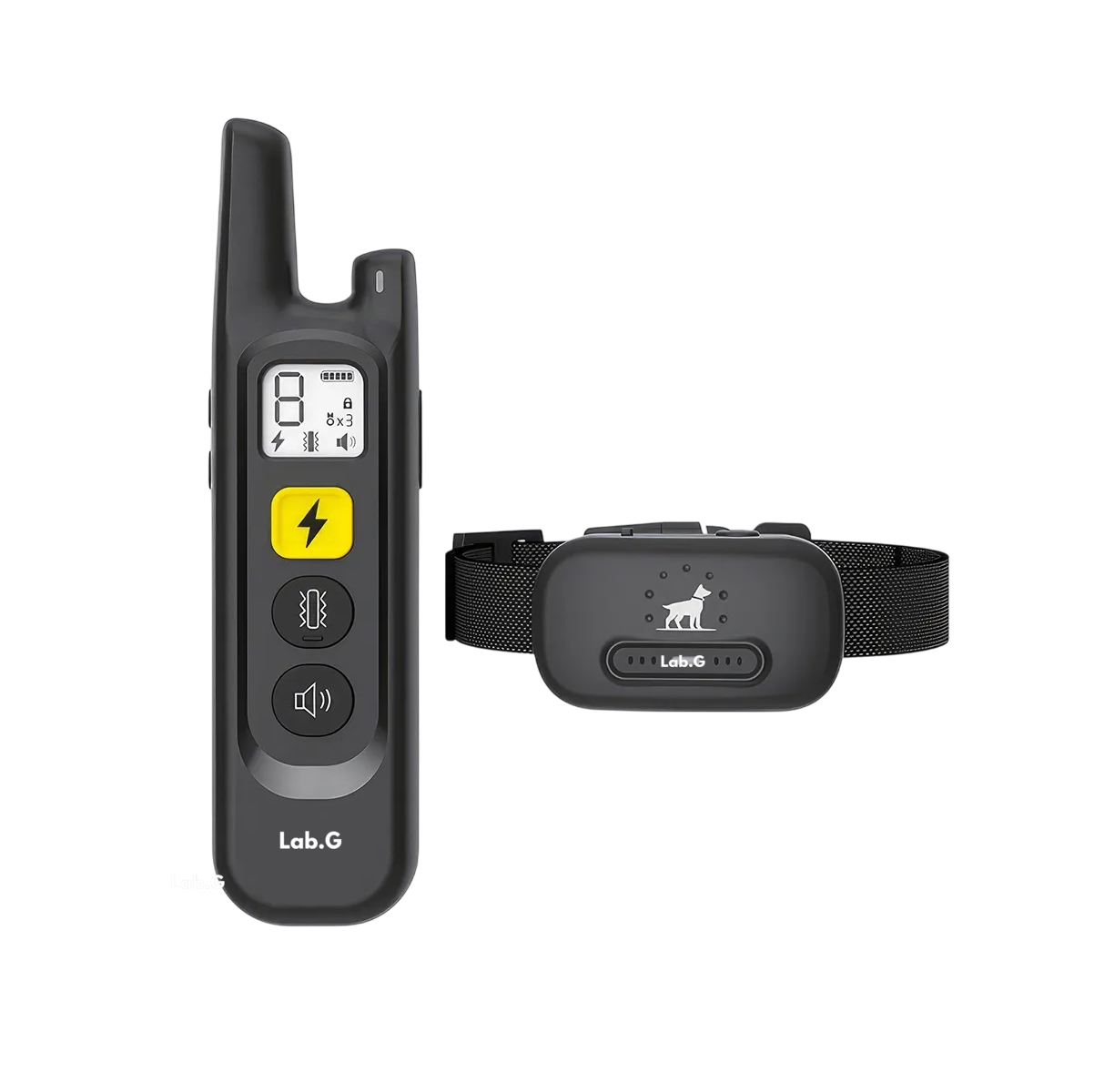 Collar Entrenador Eléctrico Para Perro Adiestramiento Canino Negro