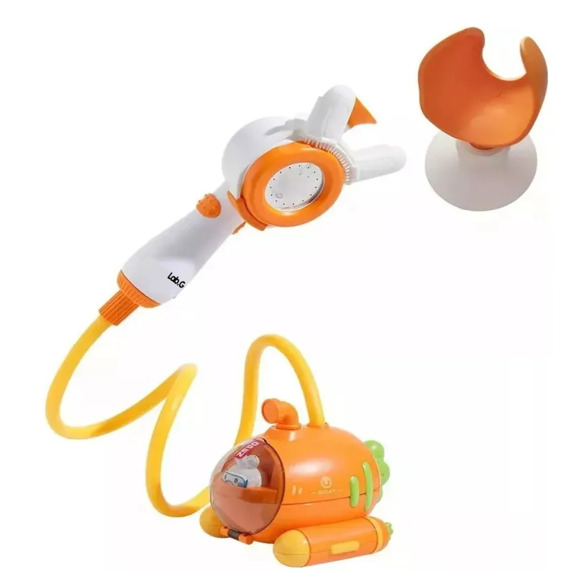 Juguete Regadera Baño Bebes Naranja