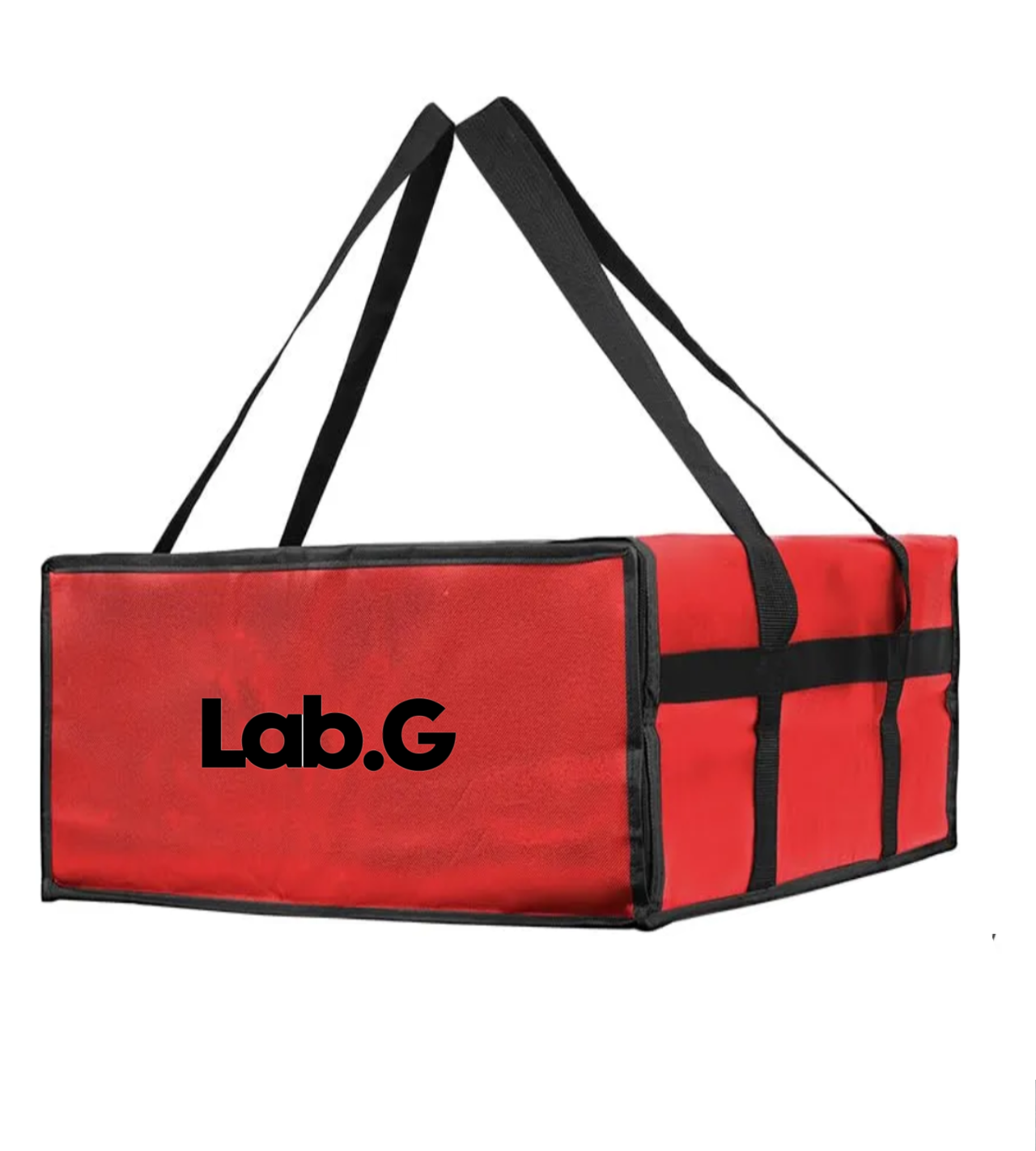 Bolsas De Pizza Para Entrega 50*50*15cm roja lineas negras