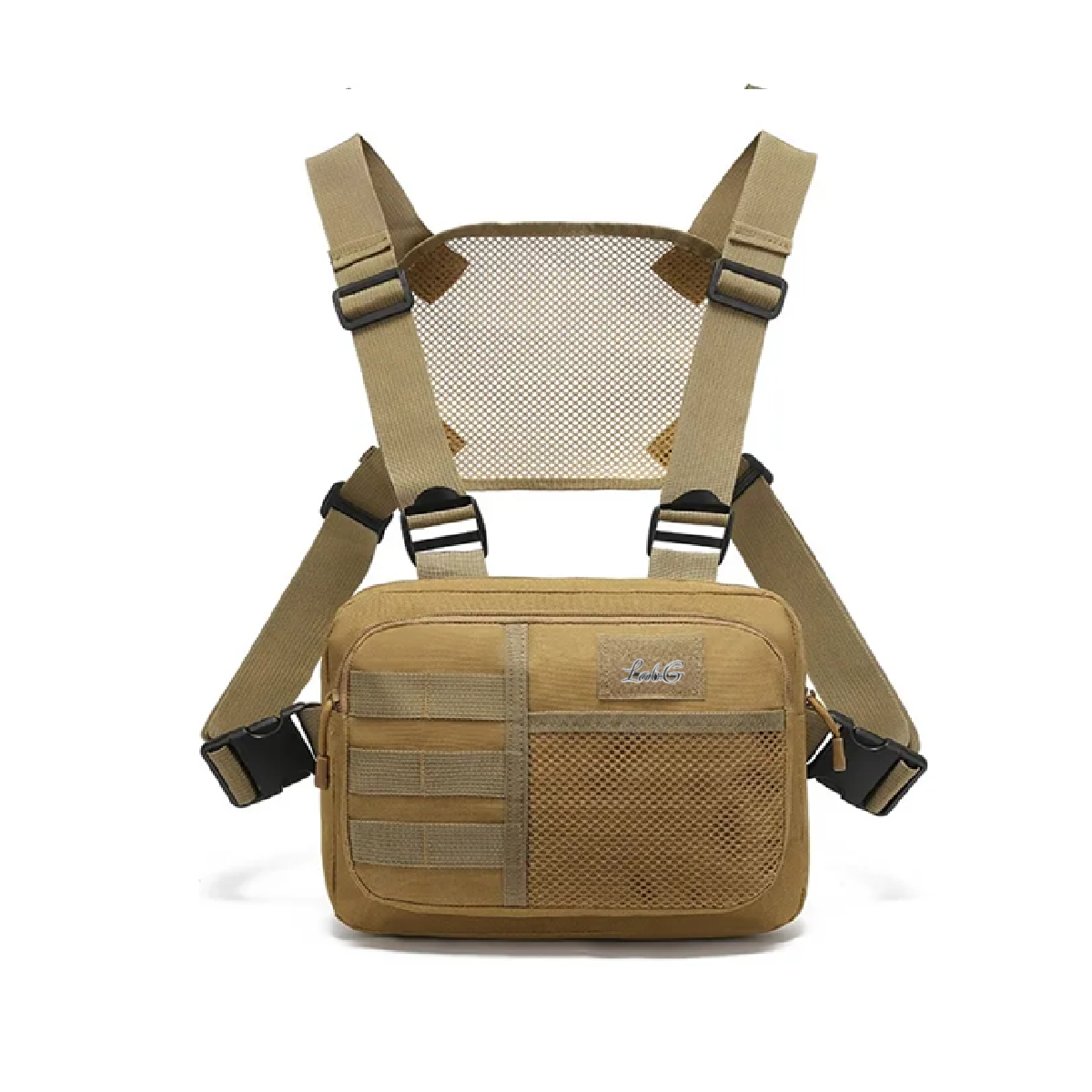 Mochila Chalecos Tacticos Campañas Pecho De Bolsa Caqui