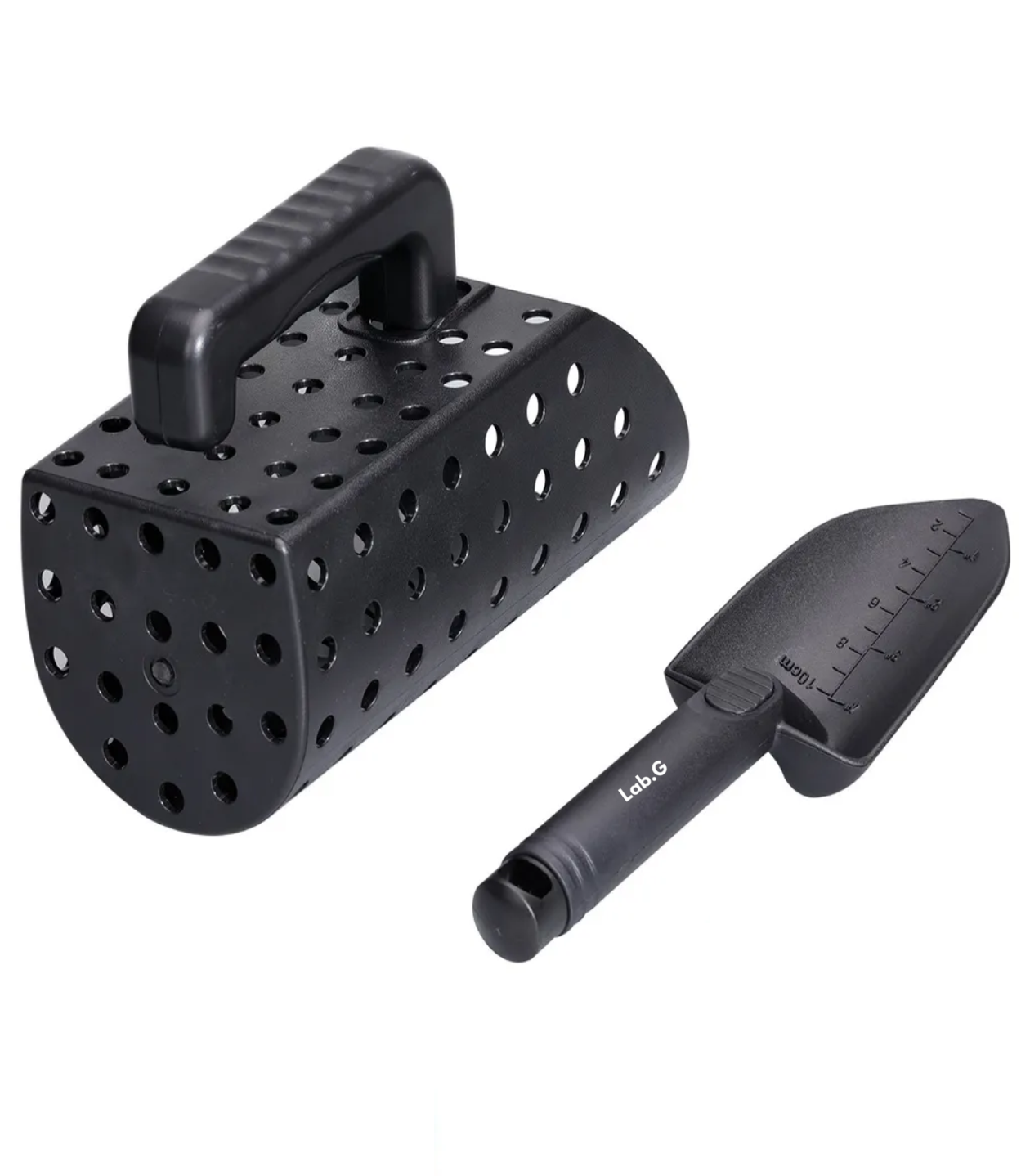 Cuchara Y Pala Para Arena Para La Detección De Metales Negro