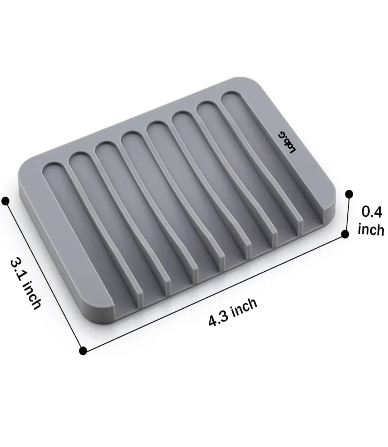 Jaboneras Para Baño Accesorios Jabonera Porta 3 Pieza Verde Gris Blanco
