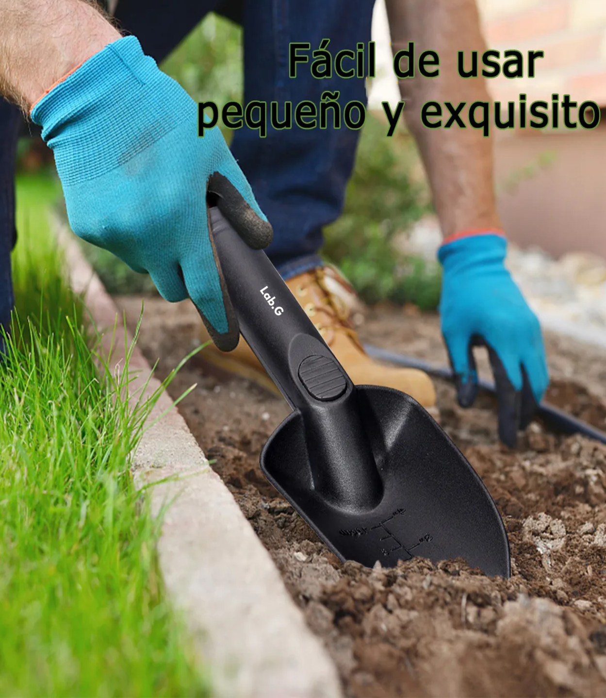 Cuchara Y Pala Para Arena Para La Detección De Metales Negro