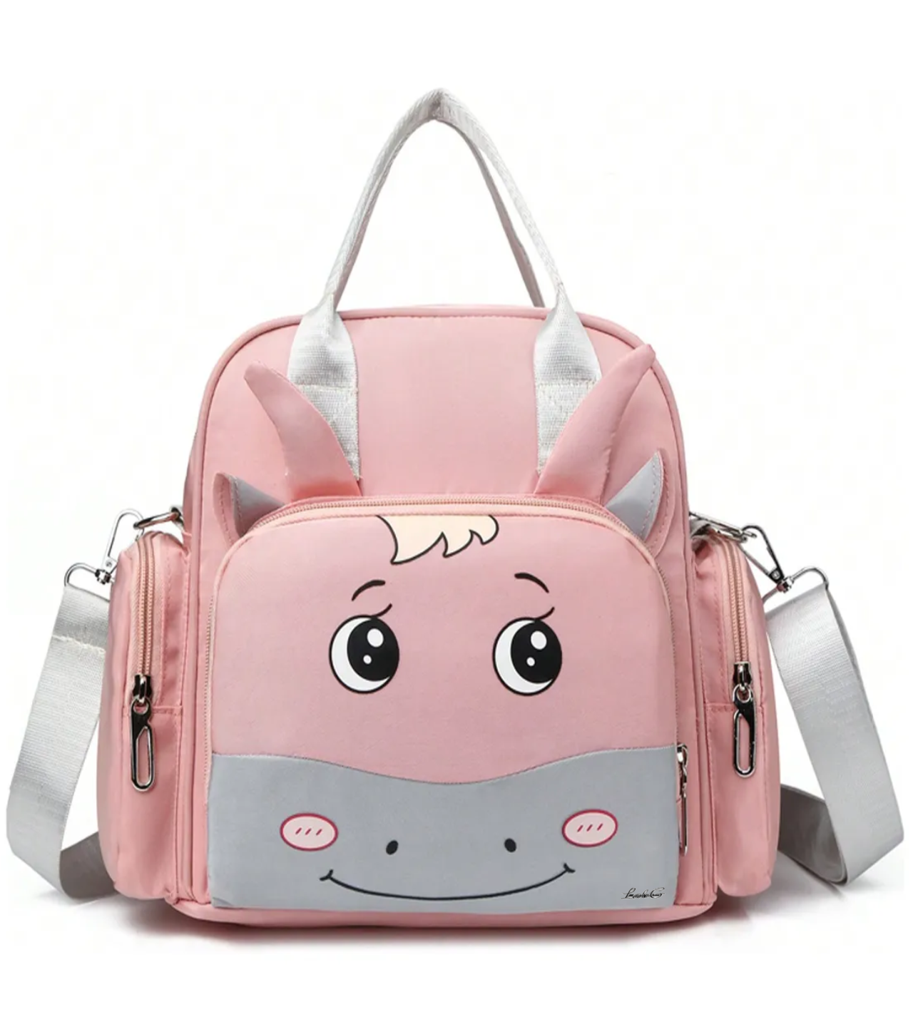 Mochila Pañaleras Bebe Rosa Claro