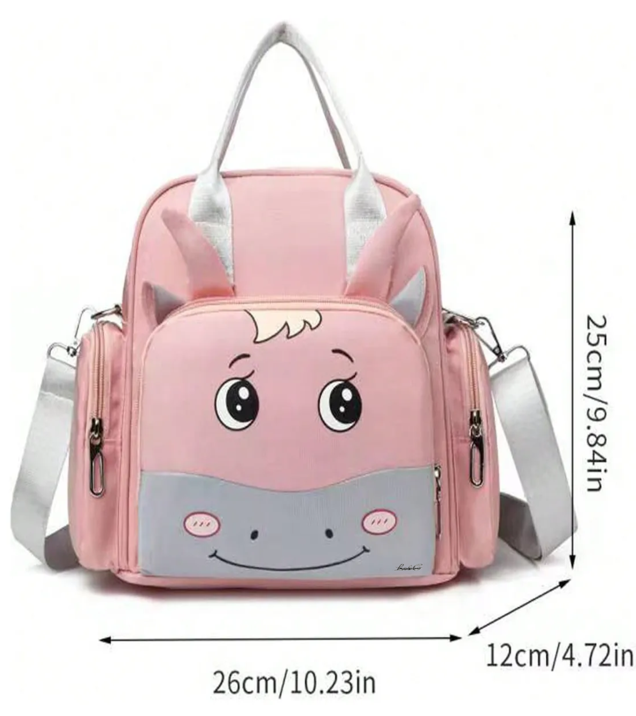 Mochila Pañaleras Bebe Rosa Claro