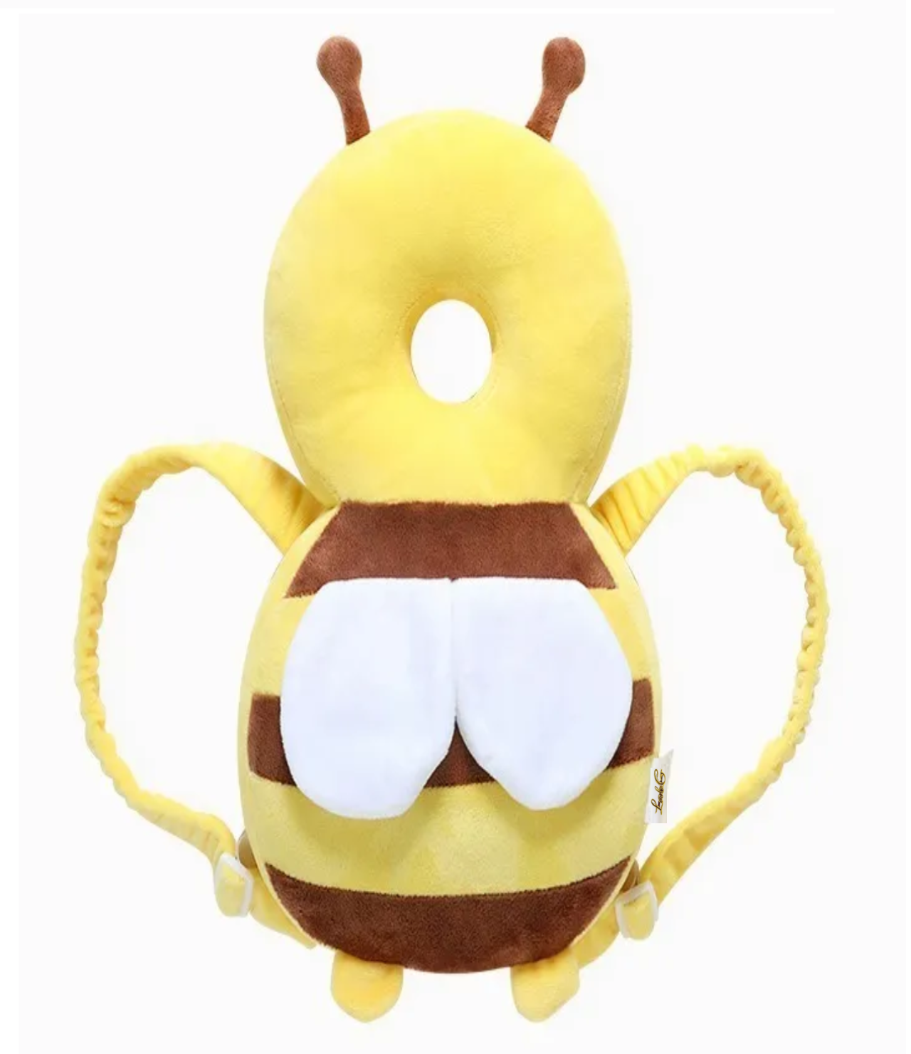 Almohada Antigolpes Protector Cabeza Abeja Amarillo