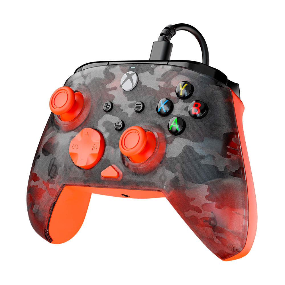 Control Turtle Beach Rematch Core Ghost Black Camo Naranja - Game Center