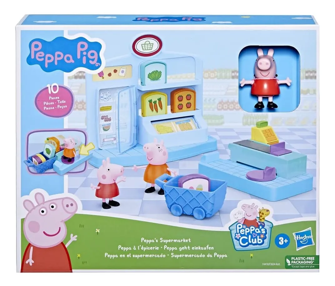 RoomMates Peppa The Pig Peppa en George Playtime Peel and Stick gigantische muurstickers