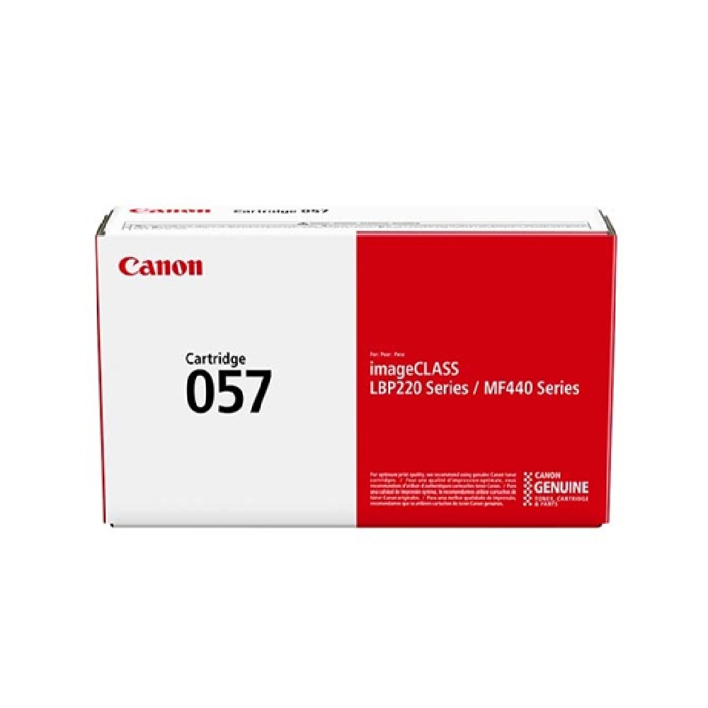 Toner Toner CANON 057 BK 3 100 paginas Negro.