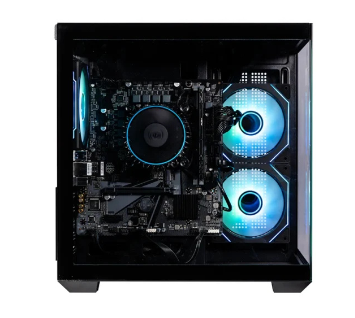 Gabinete Naceb NA-0636N, Mini-Tower, Micro-ATX/Mini-ITX, USB 2.0, sin Fuente, 3 Ventiladores Instalados, Negro. 