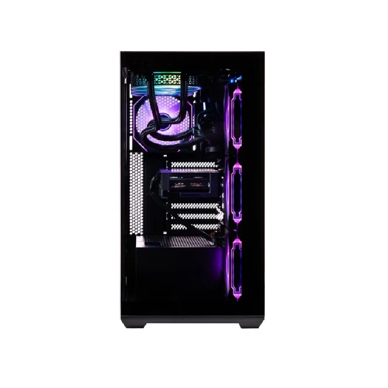 Gabinete Naceb Iris Nano NA-0638, Midi-Tower, ATX/Micro-ATX/Mini-ITX, USB 2.0/3.0, sin Fuente, 3 Ventiladores  Negro