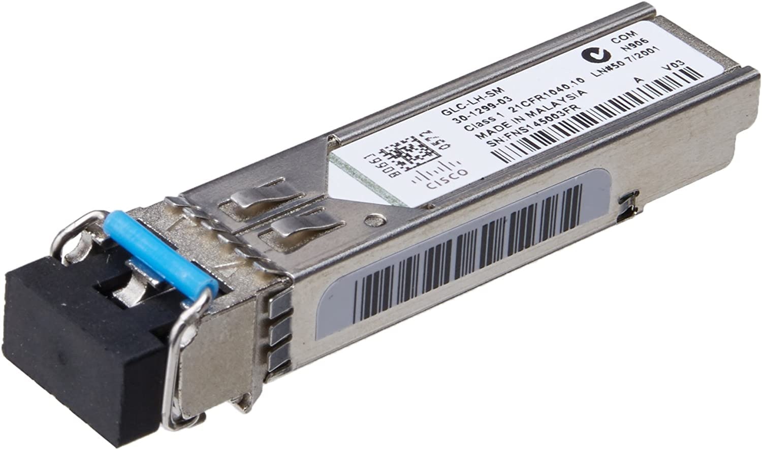 Cisco Módulo Transceptor GLC-LH-SMD= SFP, LC, 1.000Mbit/s, 10km, 1310nm. 