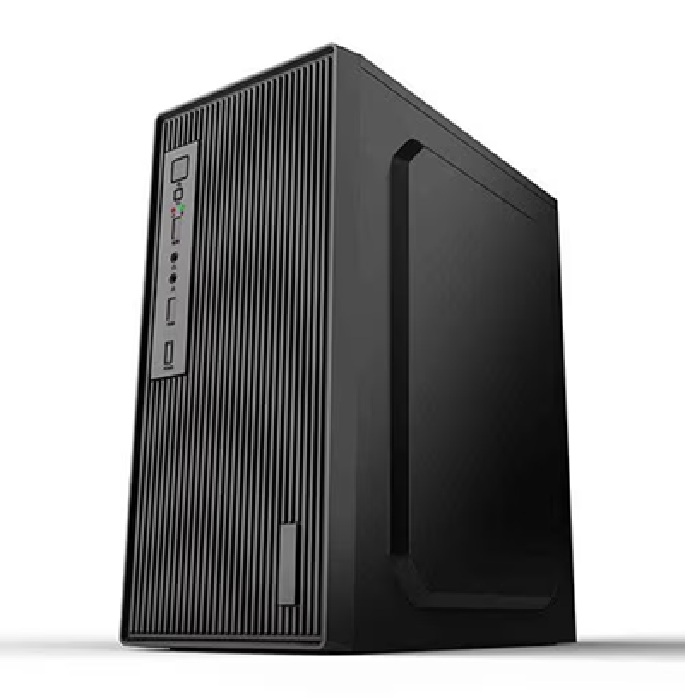 Gabinete Evotec Oslo EV-1023, Mini-Tower, Micro-ATX/Mini-ITX, USB 2.0/3.0, con Fuente de 500W, Negro.