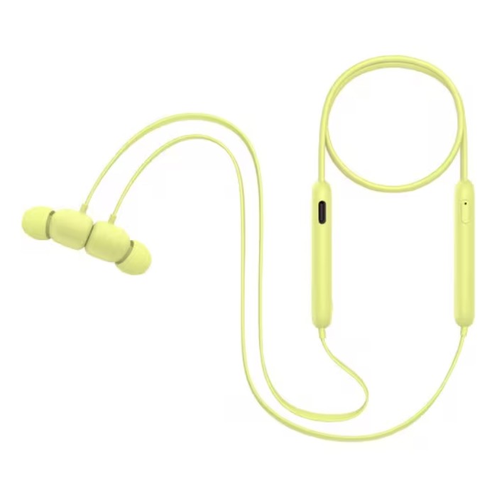 Audífonos inalámbricos Beats Flex con micrófono, Bluetooth. Color Amarillo.