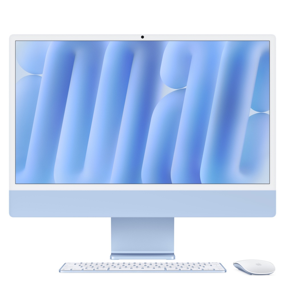Apple iMac Retina MWV13E/A 24", Apple M4, 16GB, 256GB, Azul.