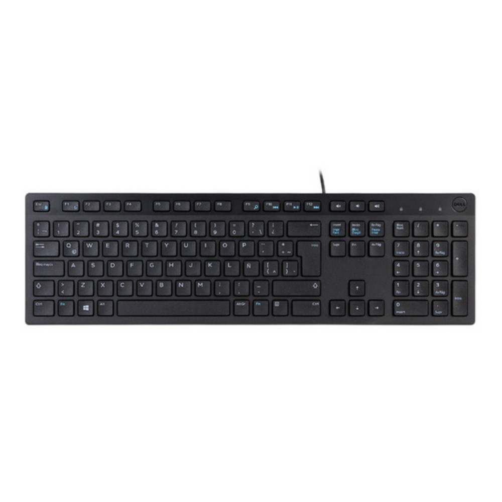 Teclado Dell KB216, Alámbrico, USB, Negro (Español).  