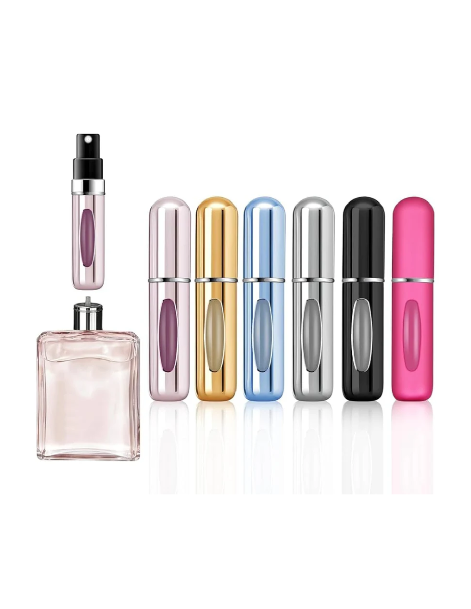Paquete de atomizadores de perfume para viaje 5 piezas