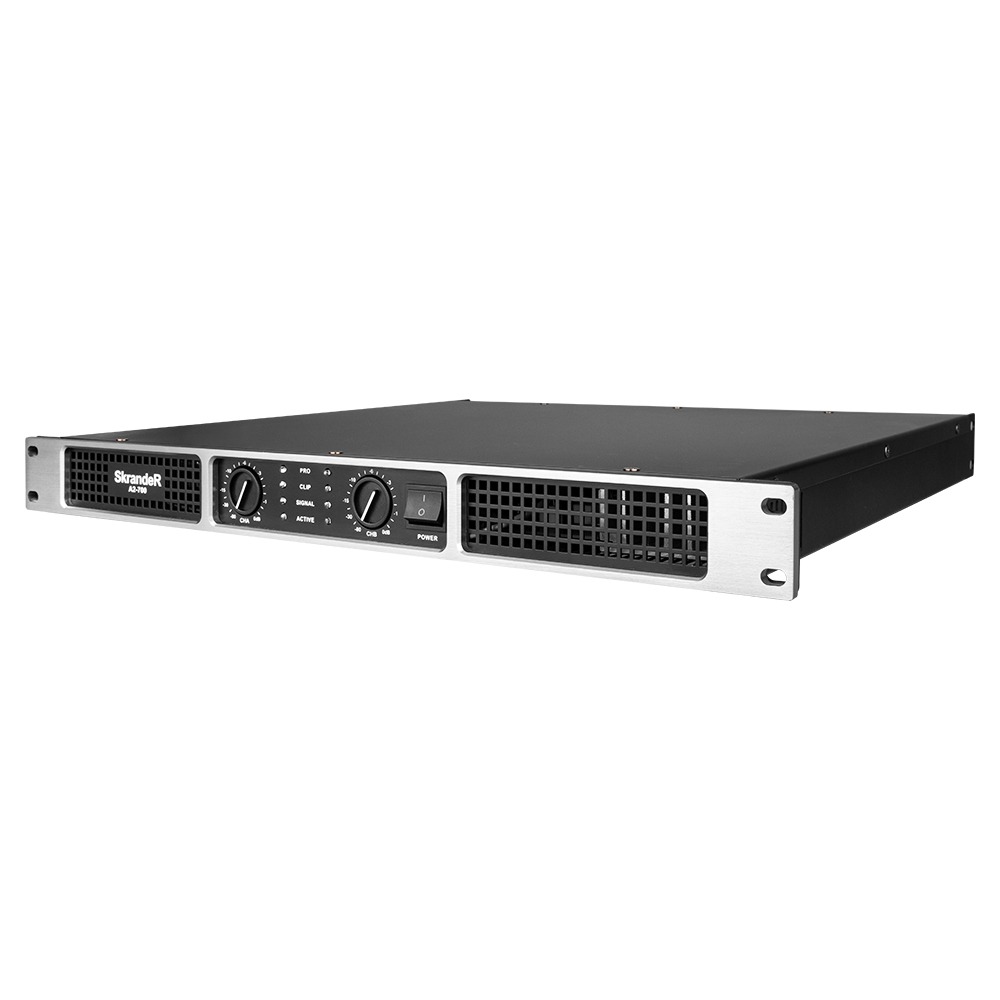 Amplificador Profesional Skrander A2-700 2 Canales 700wx2
