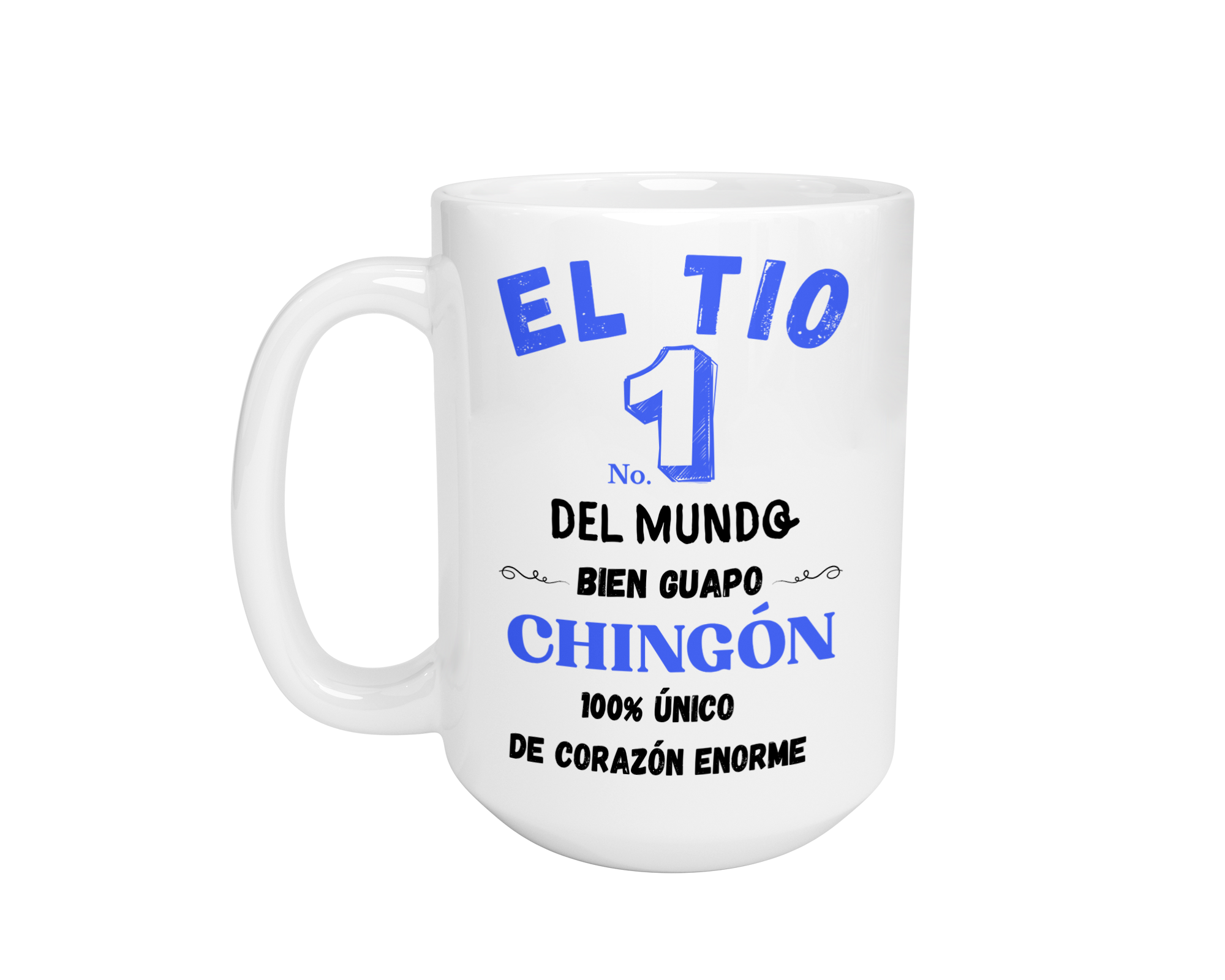 Taza grande El Tío no.1 del Mundo | frase | Tío | sorpresa I Para Café o té I regalo de sobrinos | Cerámica