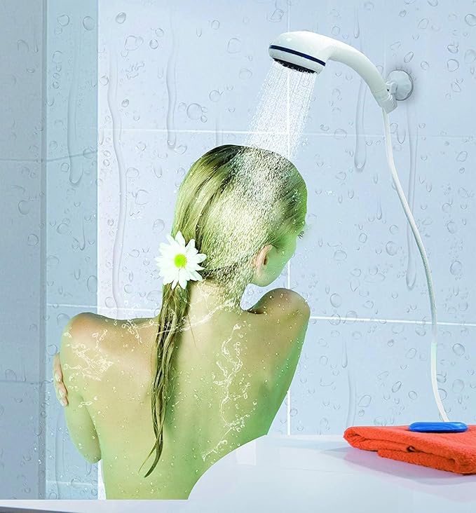 Ducha Portátil Eléctrica Recargable 4800mAh – Para Camping, Viajes y Baño de Mascotas con Alta Presión