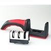 Afilador Manual 3 en 1 para Cuchillos – Reparación, Afilado y Pulido, Ideal Acero Inoxidable y Otros Materiales