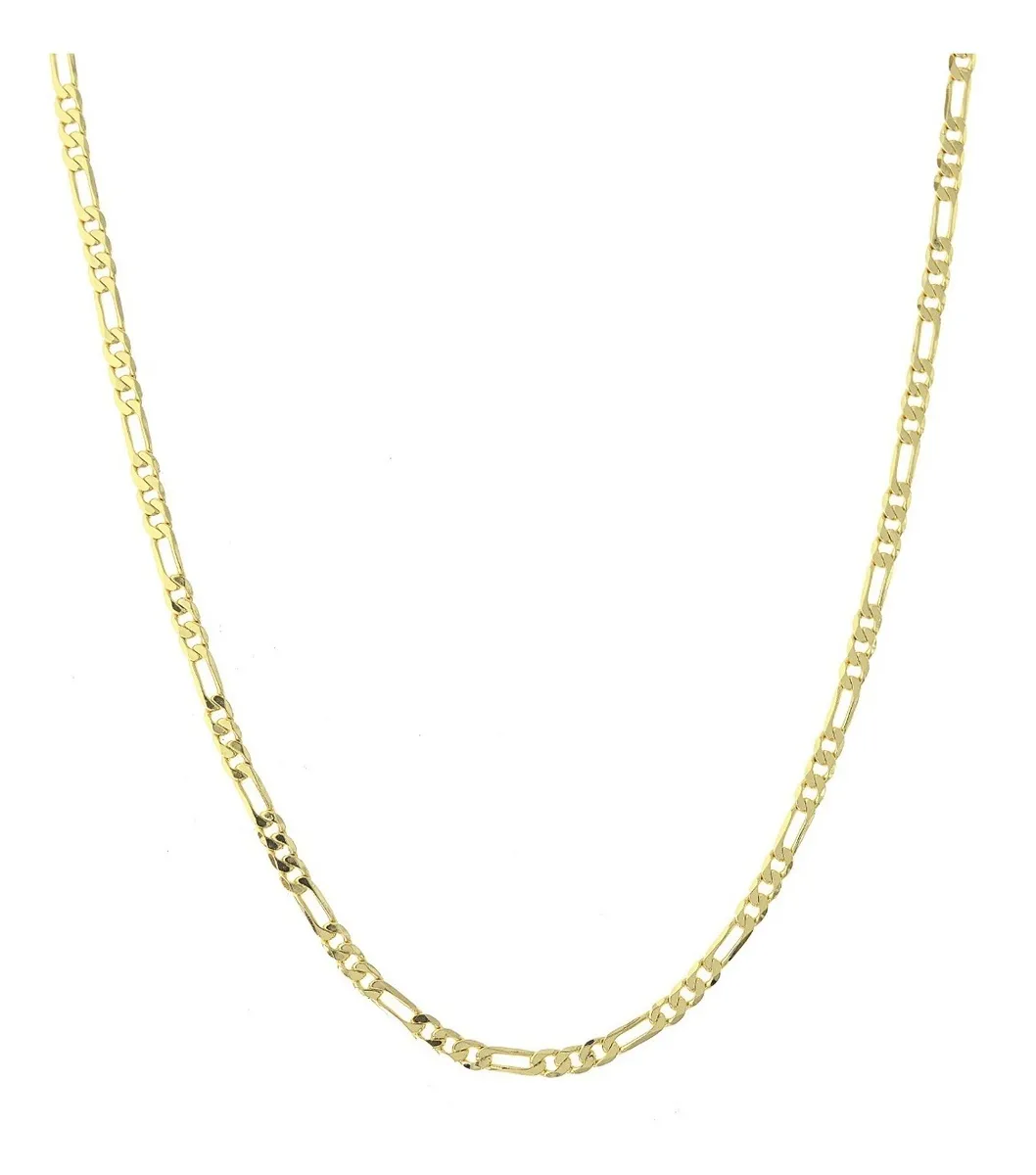 Cadena de oro 3 mm – Oro Laminado 18k, 55 cm