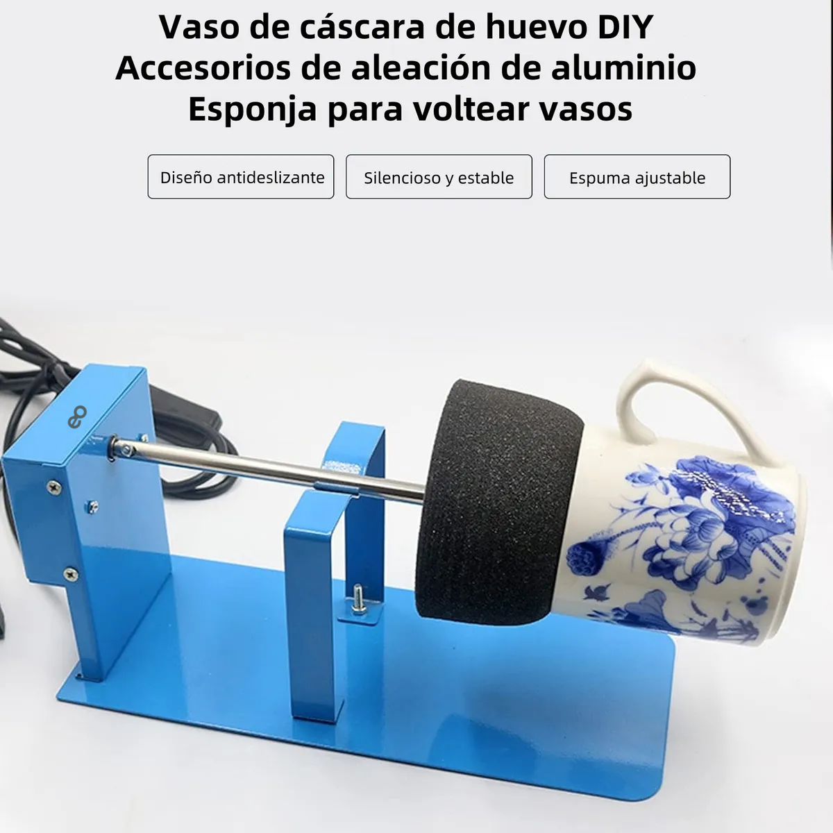 Girador Volteador Para Manualidades De Vasos Tazas Y Botella