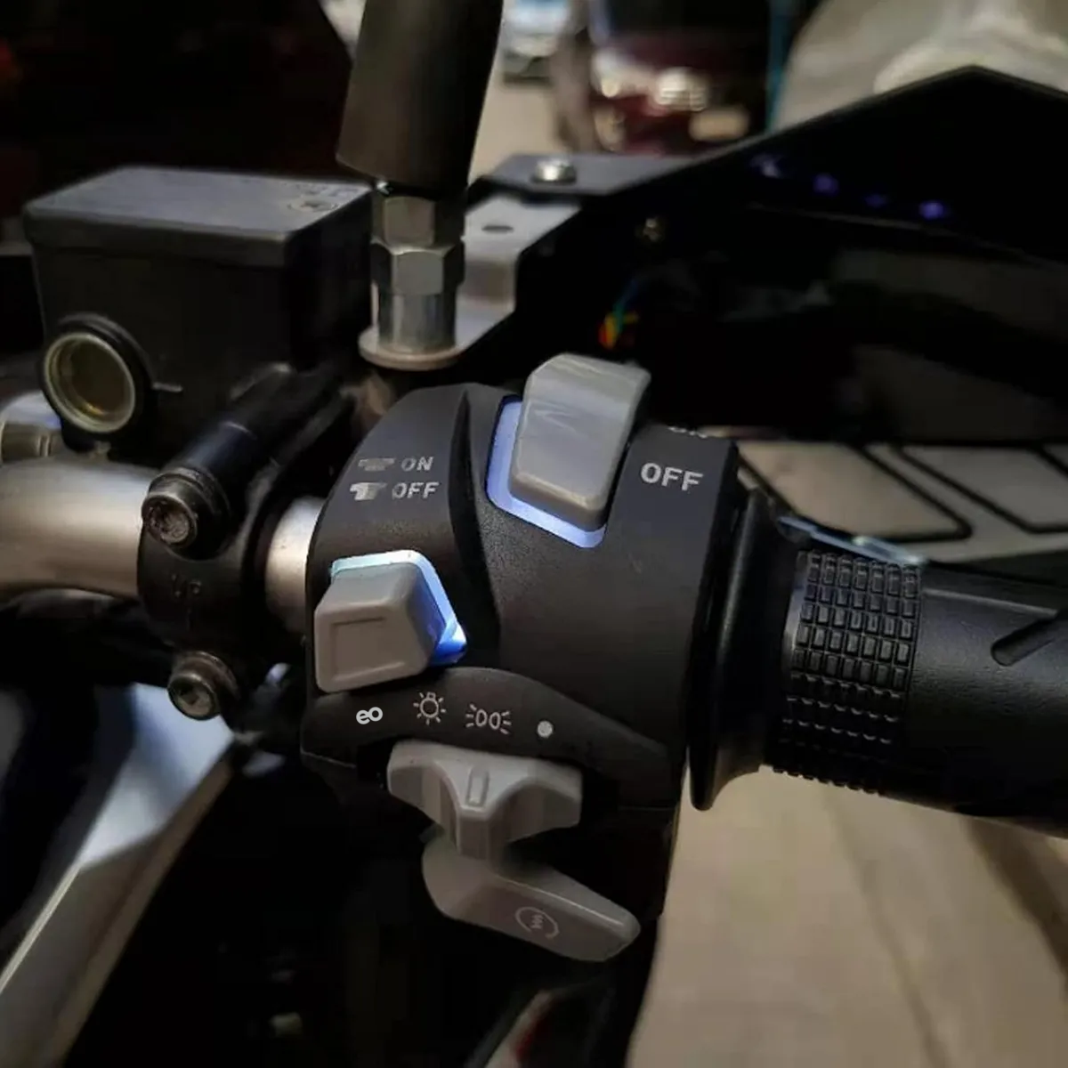 22mm Mandos De Luces Universal Manillar De Motocicleta