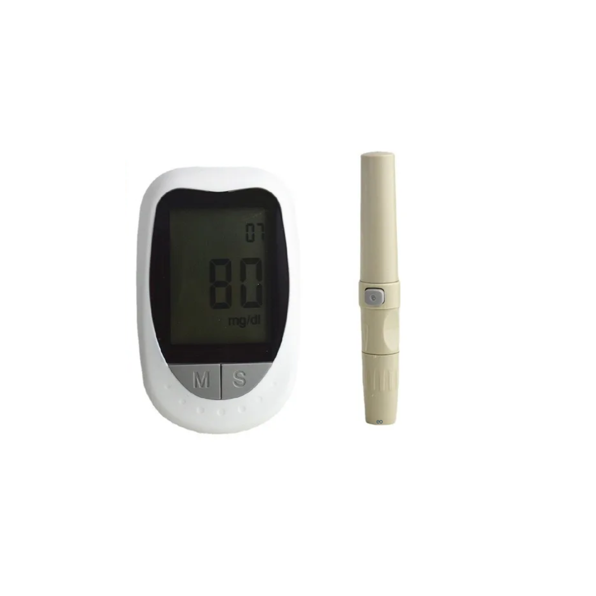 Glucometro Digital Medidor De Glucosa Con 50 Tiras Y 50 Lancetas