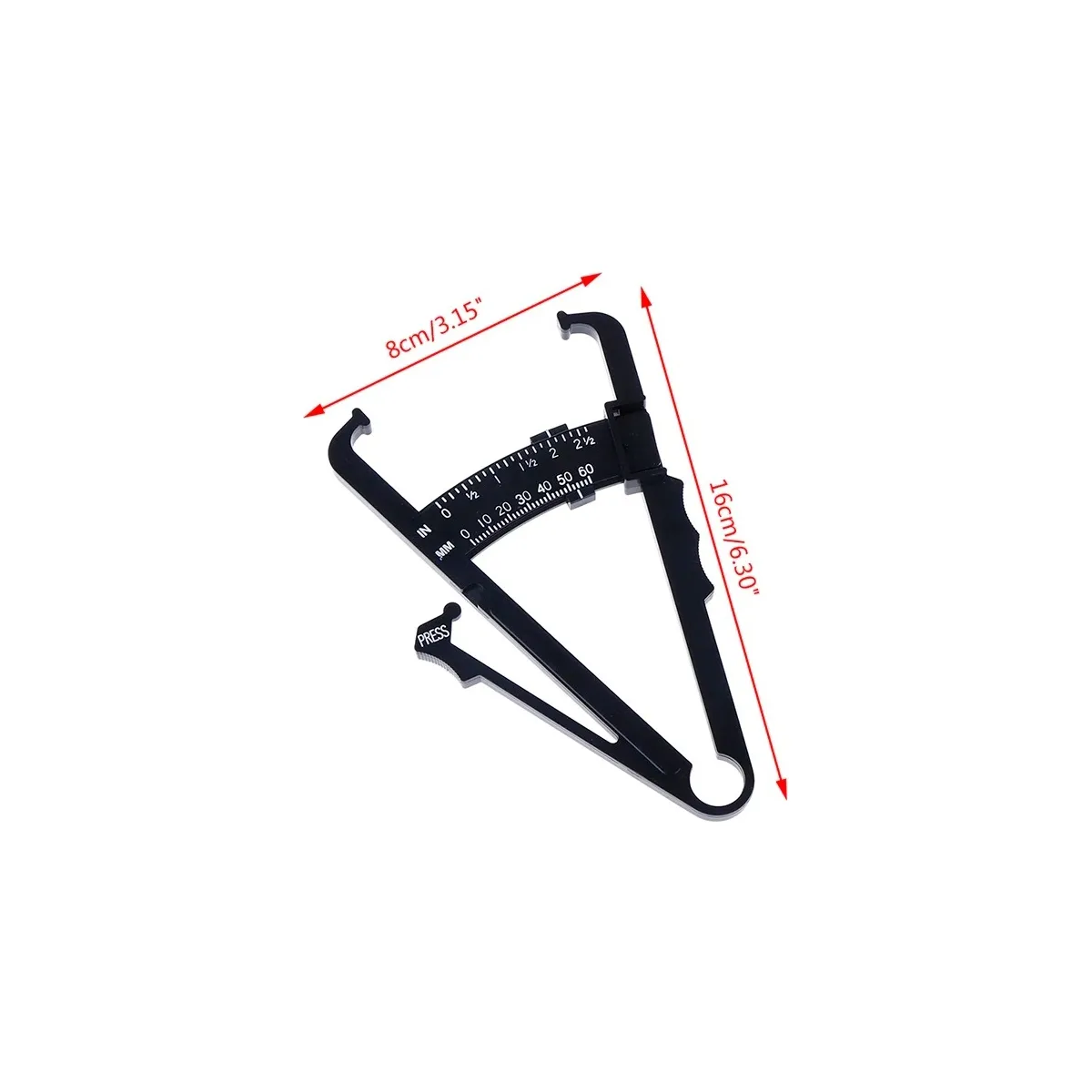 Plicometro Manual Medidor Grasa Corporal Adiposo Regulado