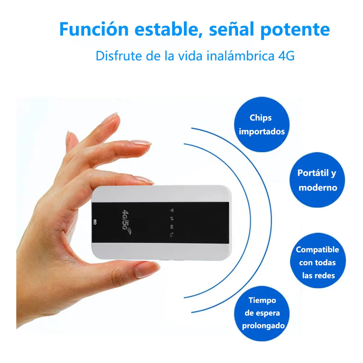 Módem Wifi de Internet Portátil Inalámbrico 4g