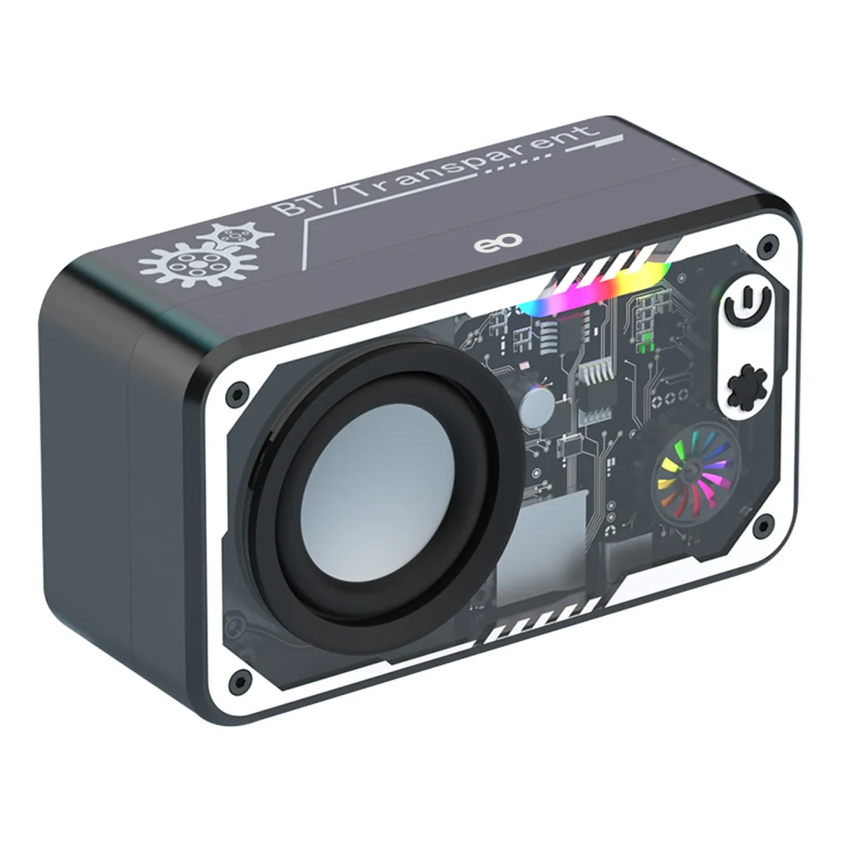 Bocina Led Bluetooth Rgb Multifunción