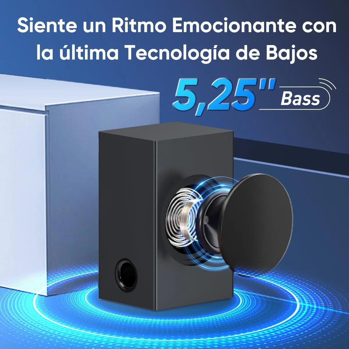 Barra De Sonido 100w 2.2 Canales Con Subwoofer Para Tv