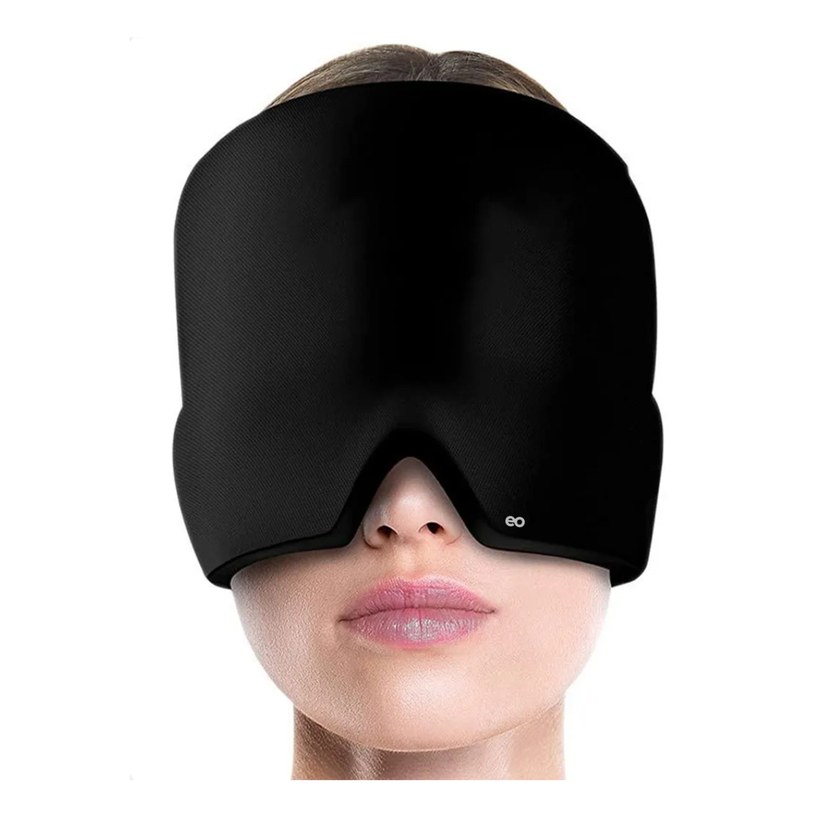 Gorro Para Migraña De Gel Con Compresión Fría Y Caliente Negro