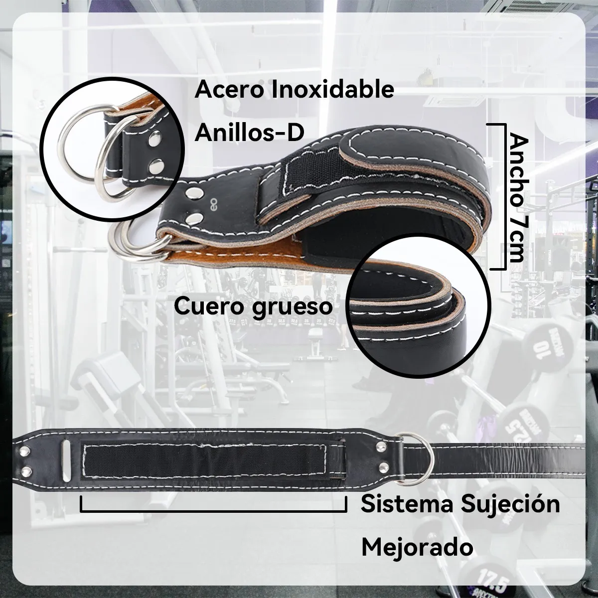 Par De Grilletes Correas Para Tobillo Gym