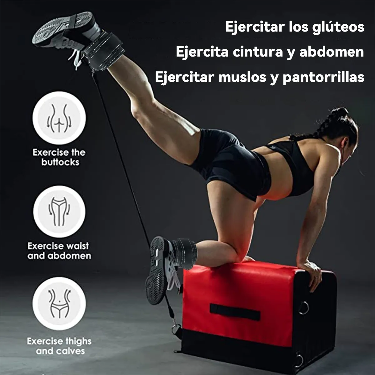 Par De Grilletes Correas Para Tobillo Gym