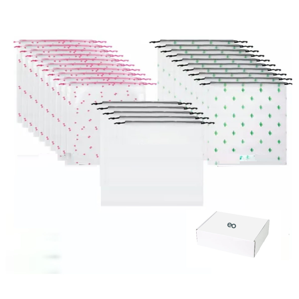 25pzs Cubre Polvo Bolsas De Viaje Impermeables Para Zapatos