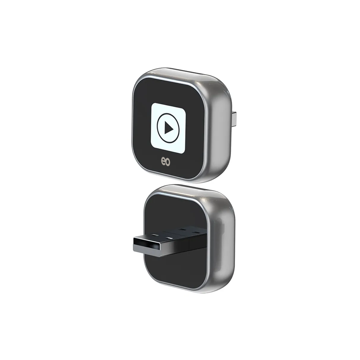 2en1 Inalámbrico Carplay/android Auto Metálica Adaptador