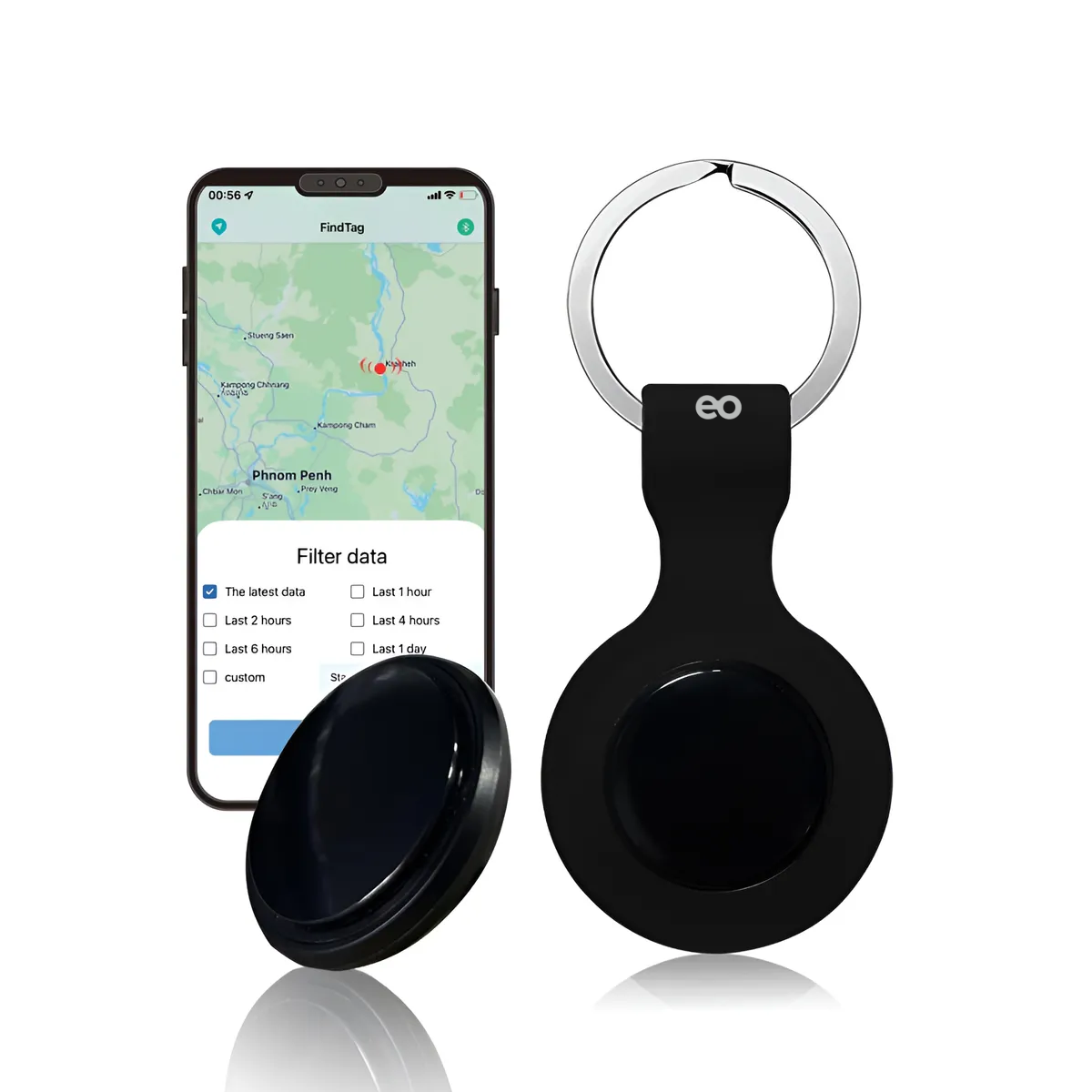 Localizador Gps Android/ios - 365 Días De Autonomía Negro