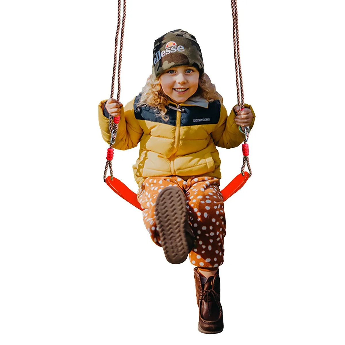 2pzs Juego De Columpios De Plástico Para Niños Con Cuerda Suave