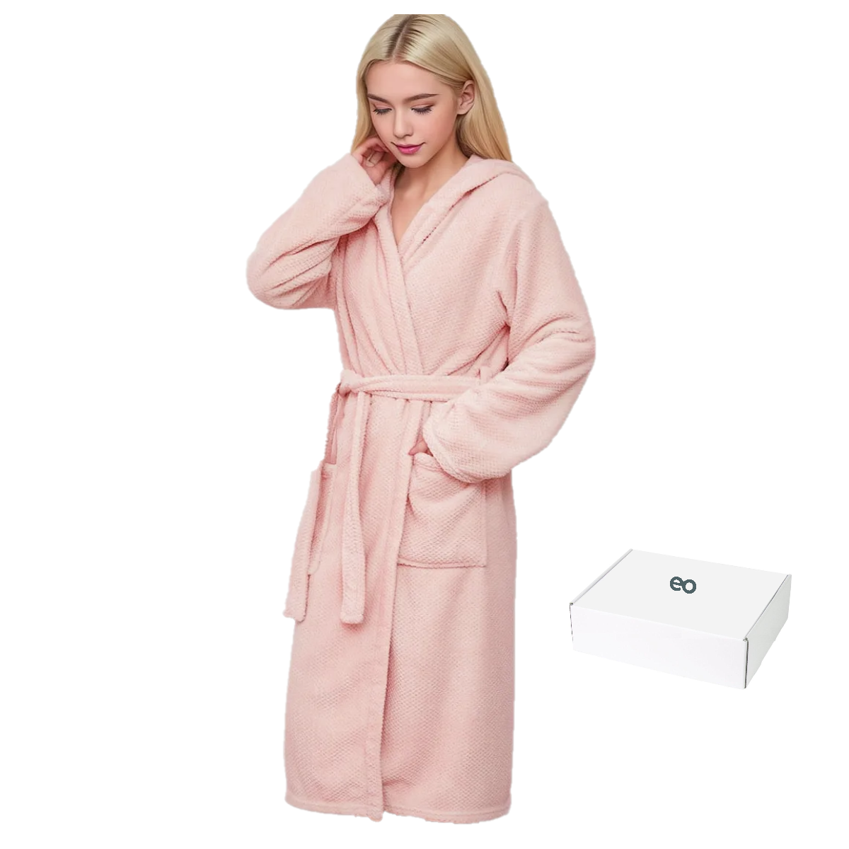 Toalla De Bata De Baño Unisex Súper Absorbente Unitalla Rosa