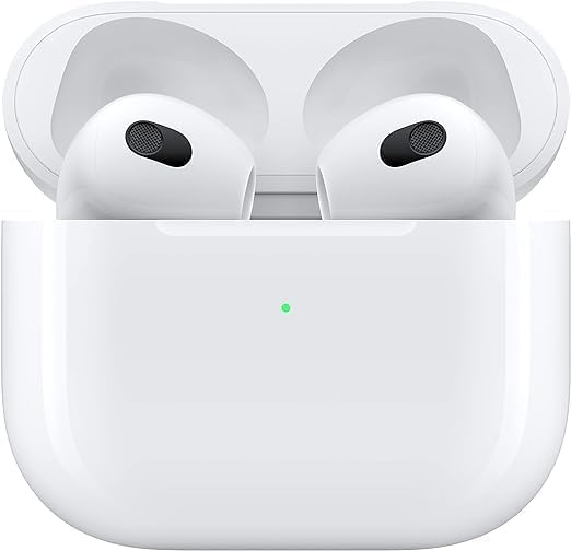 Apple AirPods (3a Generación) Lightning Case Color Blanco Luz Verde - Excelente (Reacondicionado)