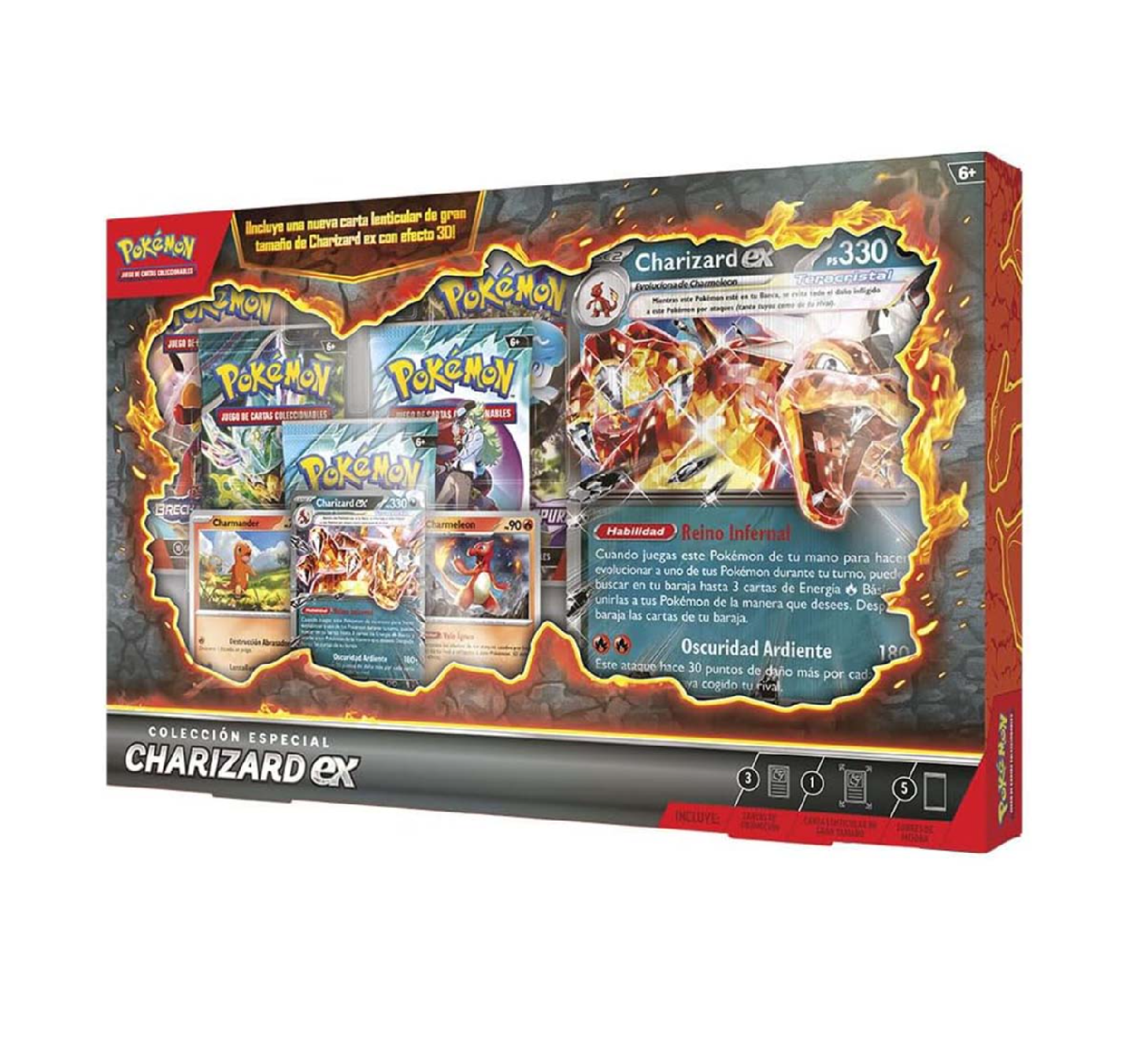 Pokemon Tcg: Charizard Ex Special Collection En Español