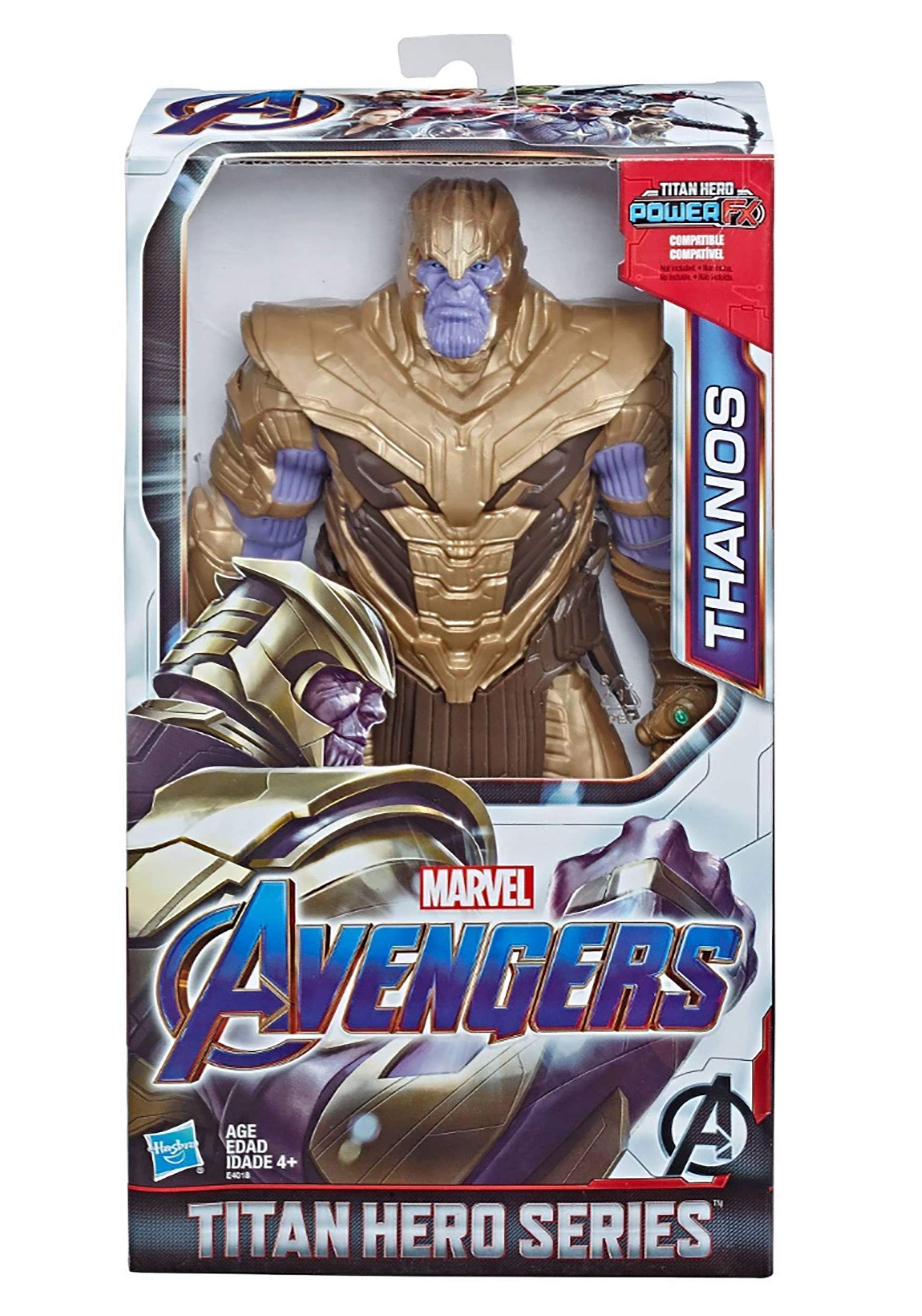 Marvel Avengers Endgame Titan Hero Series - Pack De 4 Figuras De Acción De 12 Pulgadas: Capitán América, Iron Spider, Black Panther E Iron Man, Para Niños A Partir De 4 Años