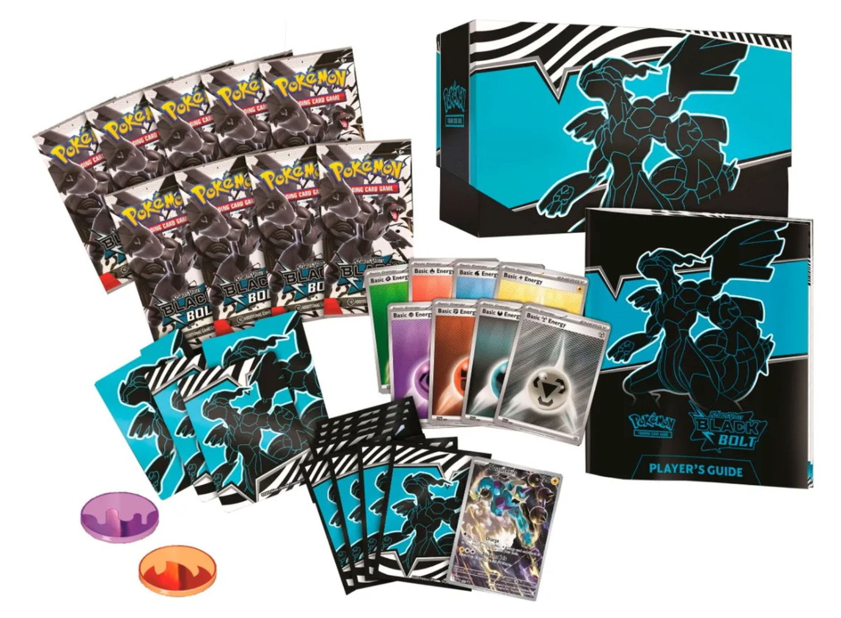 Pokemon TCG Scarlet & Violet: Black Bolt - Elite Trainer Box en Ingles 