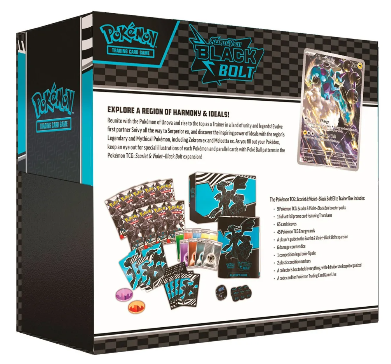 Pokemon TCG Scarlet & Violet: Black Bolt - Elite Trainer Box en Ingles 
